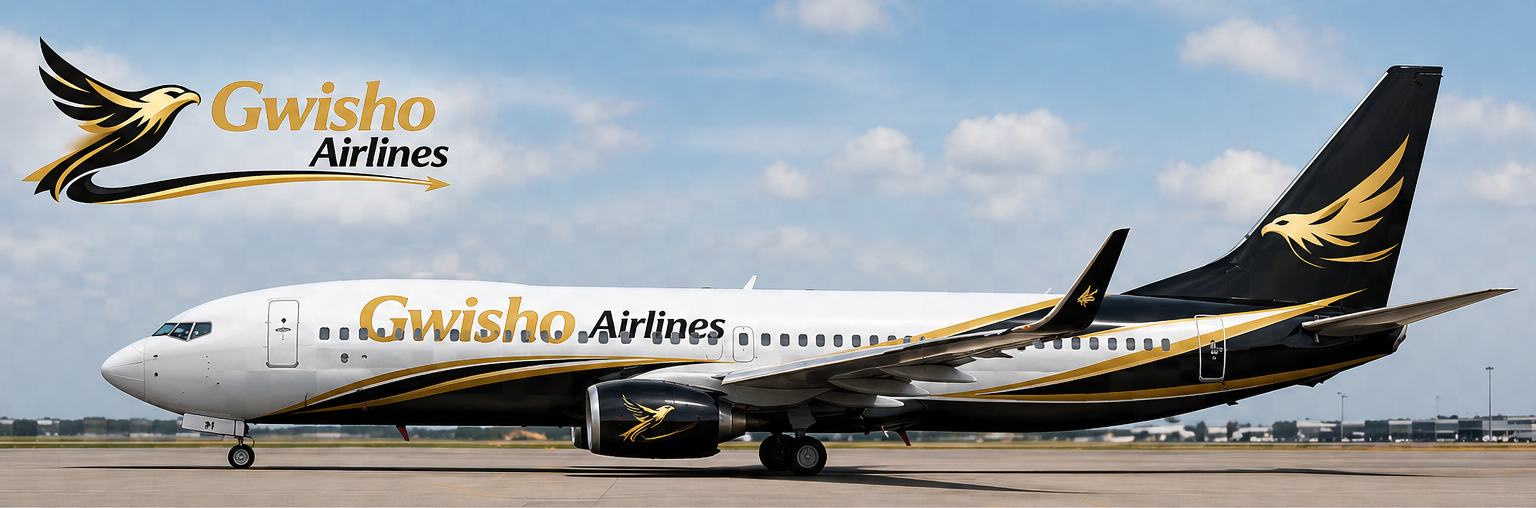 Gwisho Airlines aircraft livery